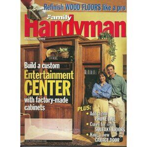 The Family Handyman Magazine DIY Projects Custom Entertainment Center NOV 1999